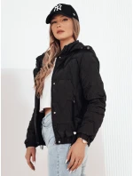 Dámská přechodná prošívaná bunda ZERNI černá FashionStreet TY4175