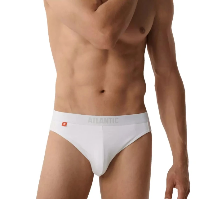 Pánské slipy 3 pack 094 white - Atlantic