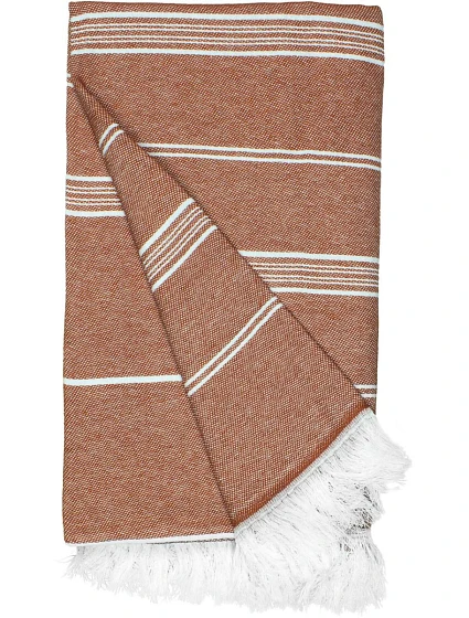 The One Towelling Recycled Hamam Towel Hamam ručník "Recycled" 48.1059 rust orange The One Towelling Recycled Hamam Towel Hamam ručník "Recycled" 48.1059 rust orange