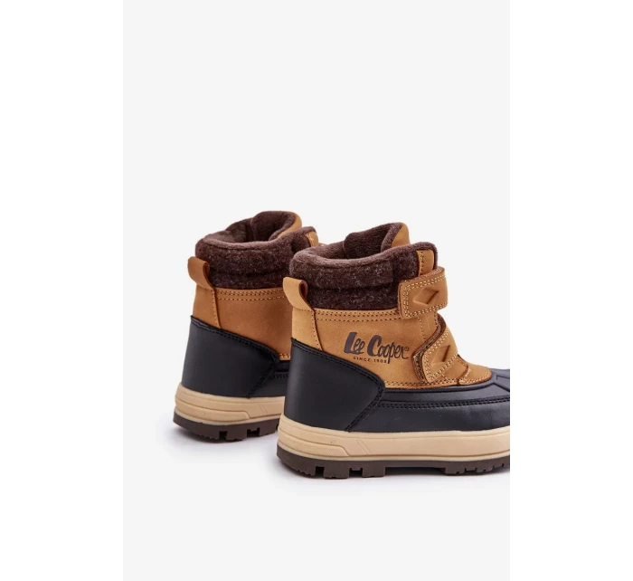 Zateplené Sněhule Chlapecké Lee Cooper Camel Zateplené Sněhule Chlapecké Lee Cooper Camel