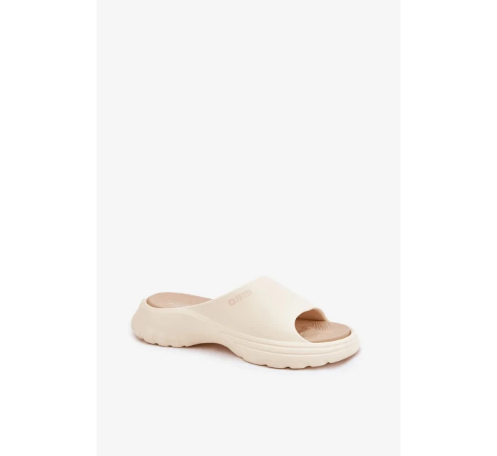 Dámské pěnové pantofle Big Star – béžové Dámské pěnové pantofle Big Star – béžové