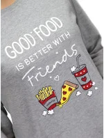 Dámské pyžamo FA6881PB šedá - Noidinotte