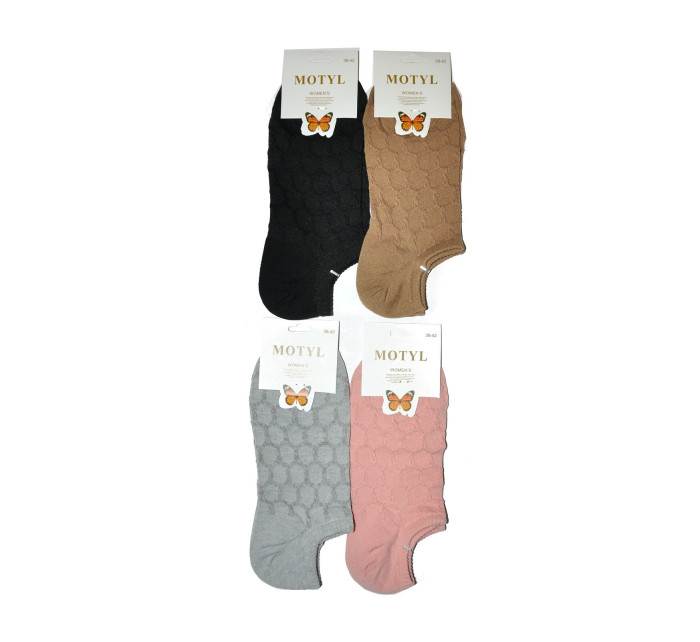 Dámské žakárové ponožky WiK Motýl 4806 35-42