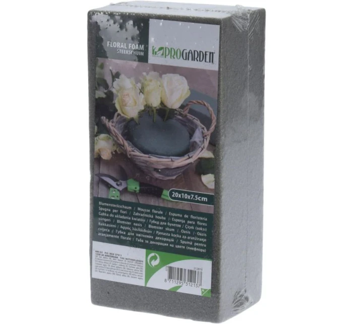 Květinová houba kostka 20x10x7CM suchá