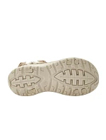 dámské boty na suchý zip sandály na léto na model 22071678 light beige cream dámské - Lee Cooper