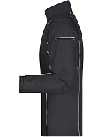 Daiber JN 1122 Pánská softshell bunda s odepínacími rukávy 02.1122 black/silver
