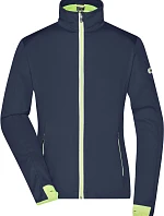 Daiber JN 1125 Dámská 3-vrstvá sportovní softshellbunda 02.1125 navy/bright yellow