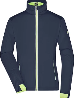 Daiber JN 1125 Dámská 3-vrstvá sportovní softshellbunda 02.1125 navy/bright yellow