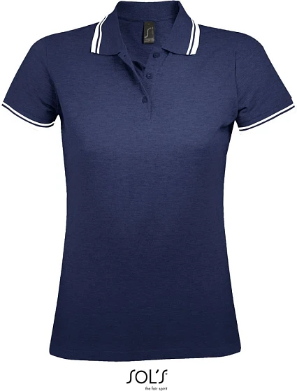 SOL'S Pasadena Women Dámské piqué polo 25.0578 french navy/white SOL'S Pasadena Women Dámské piqué polo 25.0578 french navy/white