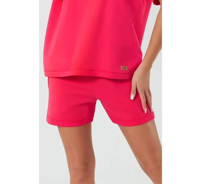 Italská móda Madri krep barva: fuchsiová