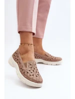 Růžové Dámské Nazouvací Boty s model 21648204 - EVENTO