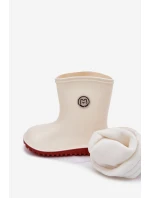 Dětské Gumové Boty S  Světle Béžové model 21692602 - Boto