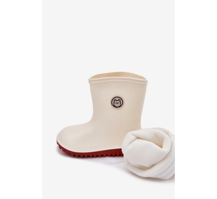 Dětské Gumové Boty S  Světle Béžové model 21692602 - Boto
