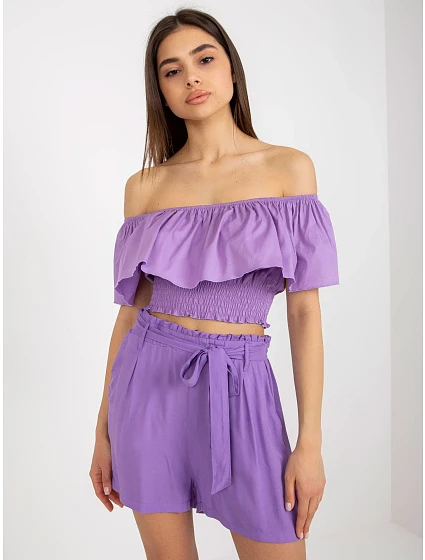 Šortky model 18375385 fialová - FPrice