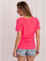 T shirt RV TS model 22223017 fluo różowy - FPrice