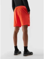 Pánské sportovní šortky z recyklovaných materiálů 4F - oranžové Pánské sportovní šortky z recyklovaných materiálů 4F - oranžové