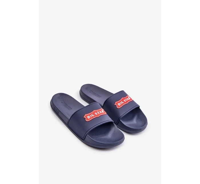 Dámské pantofle Big Star OO274039 Modré