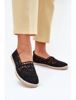 Krajkové Espadrilky Dámské Černé model 21701546 - Boto Krajkové Espadrilky Dámské Černé model 21701546 - Boto