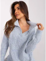 Sweter AT SW  jasny niebieski model 19005959 - FPrice