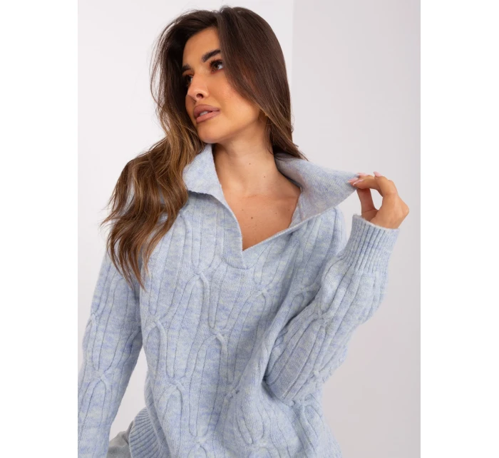 Sweter AT SW  jasny niebieski model 19005959 - FPrice