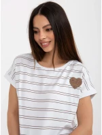 Halenka RV BZ 8619.94 bílo-hnědá Halenka RV BZ 8619.94 bílo-hnědá