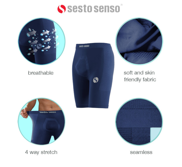 Cyklistické šortky Sesto Senso Thermo CL41 Navy Blue