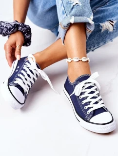 Dámské Klasické Tenisky Tmavě Modré Omerta