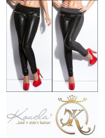 Sexy KouCla pants with leatherlook-applications