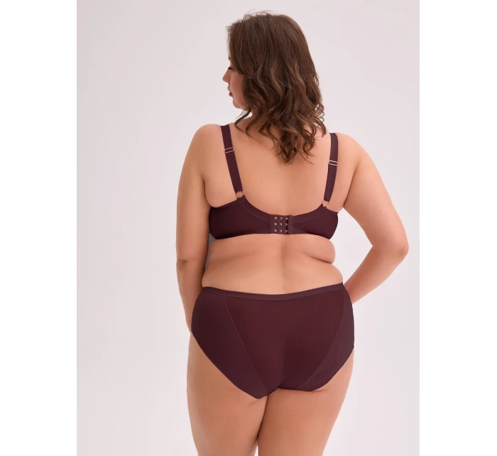 Poloměkká podprsenka Gaia BS 1058 Maxi Wine