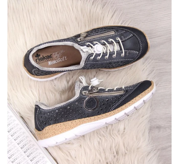 damskie sportowe granatowe model 22035565 - Rieker