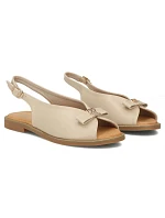 Dámské béžové sandály Filippo DS7923
