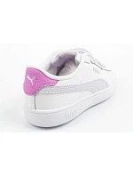 Dětské sportovní boty Puma Smash 3.0 – bílé kožené módní tenisky Dětské sportovní boty Puma Smash 3.0 – bílé kožené módní tenisky