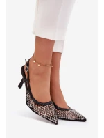 Lodičky s přezkami černé model 21788312 - Boto Lodičky s přezkami černé model 21788312 - Boto