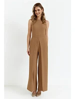 K184 Kombinéza se širokými nohavicemi - béžová