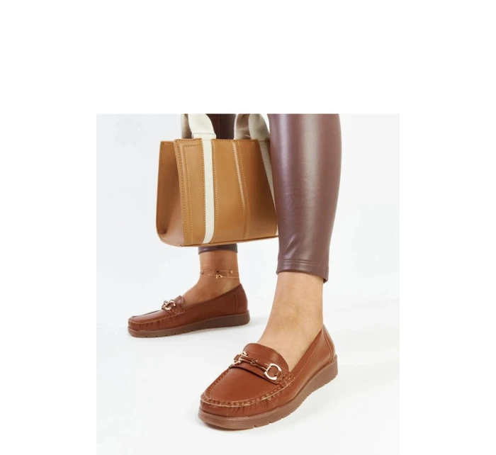 Mokasiny 2998 model 207455 hnědé - Solea Mokasiny 2998 model 207455 hnědé - Solea