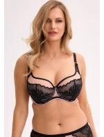 Gaia poloměkká podprsenka BSM 1308 Amara Maxi Black-Pink