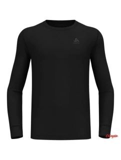 Odlo BL TOP tričko s výstřihem l/s MERINO 200 velikost L černá