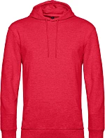 B&C #Hoodie Pánská mikina s kapucí 01.U03W heather red