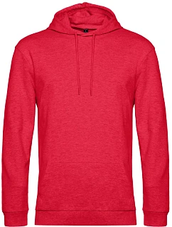 B&C #Hoodie Pánská mikina s kapucí 01.U03W heather red