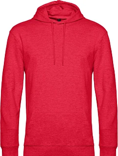 B&C #Hoodie Pánská mikina s kapucí 01.U03W heather red