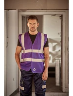 Yoko HVW 120 Hi-Vis síťovaná bezpečnostní vesta 79.W120 pink Yoko HVW 120 Hi-Vis síťovaná bezpečnostní vesta 79.W120 pink