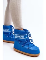 Dámské vázané sněhové boty modré model 21642407 - Boto Dámské vázané sněhové boty modré model 21642407 - Boto