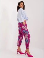 Spodnie DHJ SP model 19712363 fioletowy - FPrice Spodnie DHJ SP model 19712363 fioletowy - FPrice