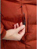 Dámská zimní prošívaná bunda GLANO - oranžová