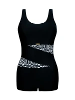 Jednodílné dámské plavky S 36 model 21890184 Fashion Sport Shorts - Self