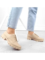 M.Daszynski W SAN33C béžové polobotky M.Daszynski W SAN33C béžové polobotky