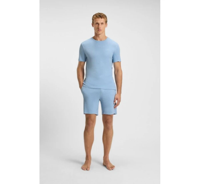 Boss Rib Azzurro M Tričko 50509328-450 pánské