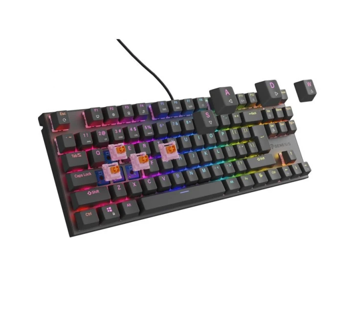 GENESIS NKG-2155 Herní USB QWERTY klávesnice UK mezinárodní černá