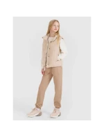 Dívčí oversize hladký rukáv s dlouhým rukávem 4F 4FJWSS25TLONF377-12S