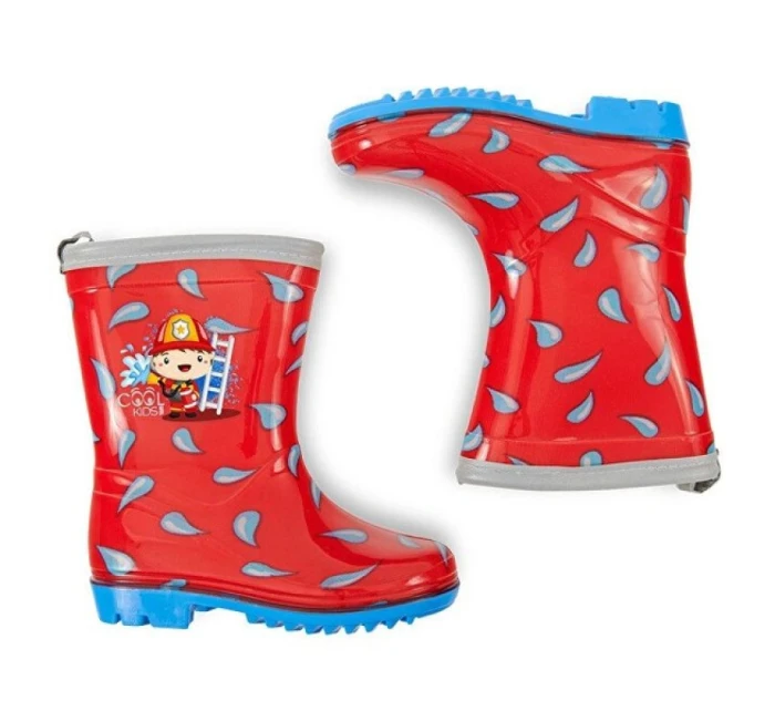 Perletti dětské gumáky malý hasič do deště pro chlapce